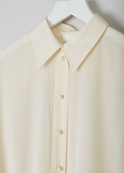 Chloé Pristine white silk blouse