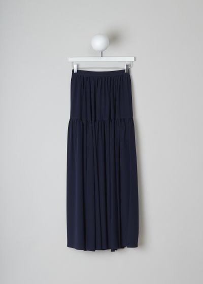 Chloé Tiered Ink navy skirt photo 2