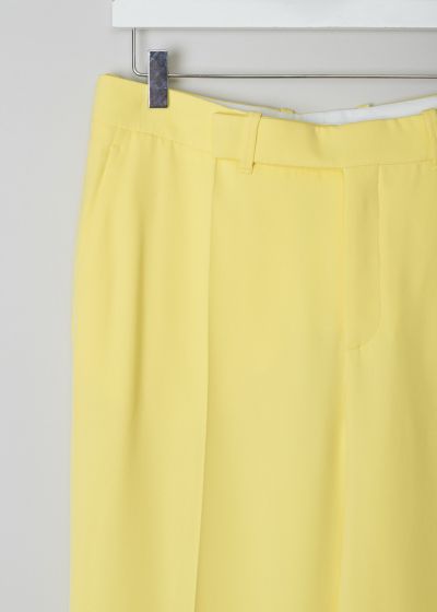 Chloé Radiant yellow classic silk pants