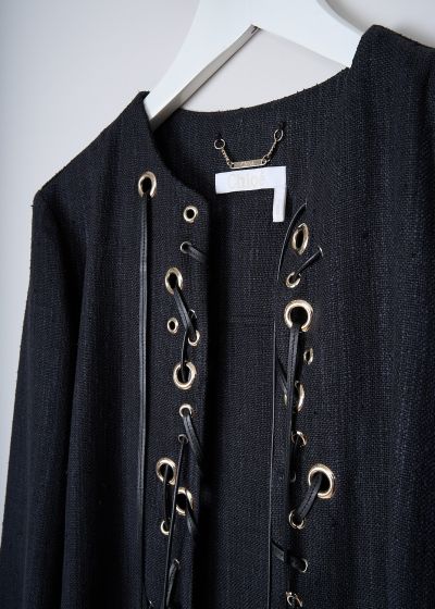 Chloé Black jacket with decorated front