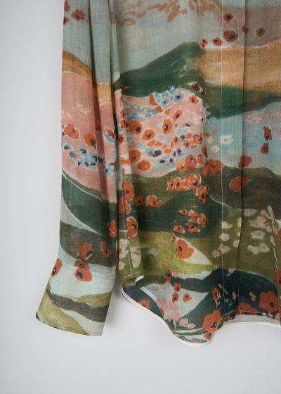 Chloé Multicolor floral landscape blouse