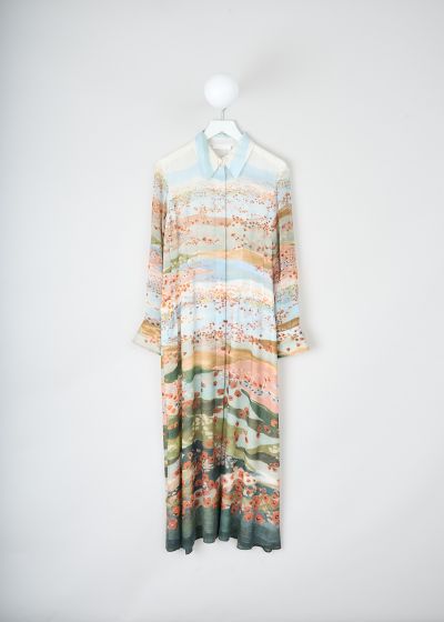 Chloé Multicolor floral landscape-print dress photo 2