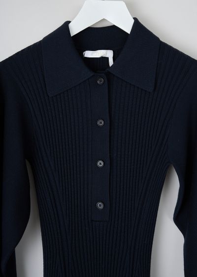 Chloé Iconic Navy fitted dress