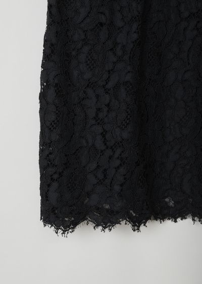 Dolce & Gabbana Black lace sleeveless dress 