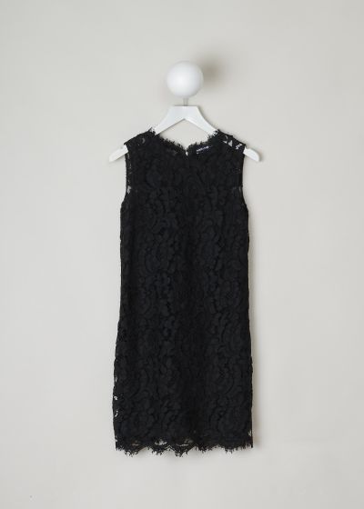 Dolce & Gabbana Black lace sleeveless dress  photo 2