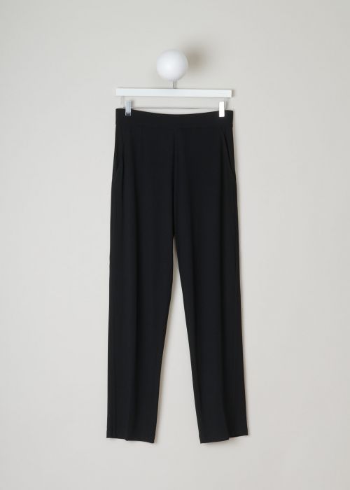 Donna Karan Loose fit black stretch pants photo 2