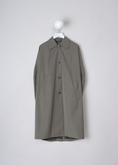 Dries van Noten Romano raincoat in Khaki  photo 2