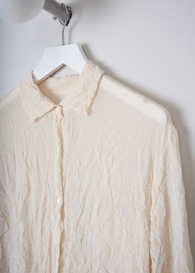 Dries van Noten Off-white crushed blouse
