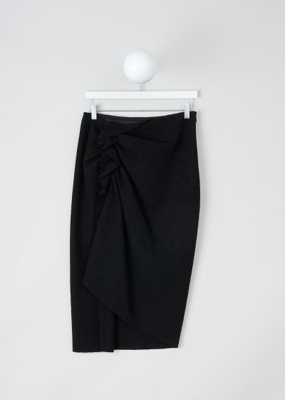 Dries van Noten Black wool Sinam skirt photo 2