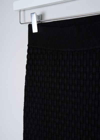 Dries van Noten Black woven midi Tiffany skirt