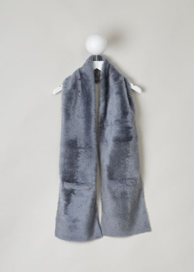 Drome Grey fur shawl photo 2
