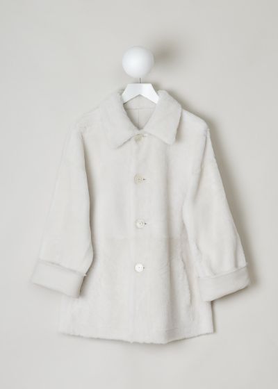 Drome Reversible off-white shearling coat photo 2