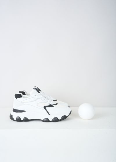 Hogan Black and white hyperactive sneakers photo 2