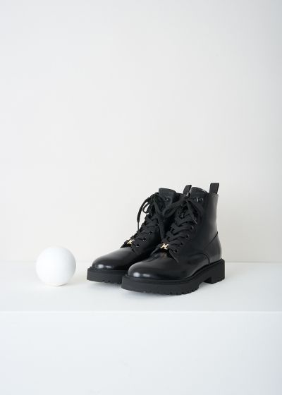 Hogan Black lace-up ankle boots