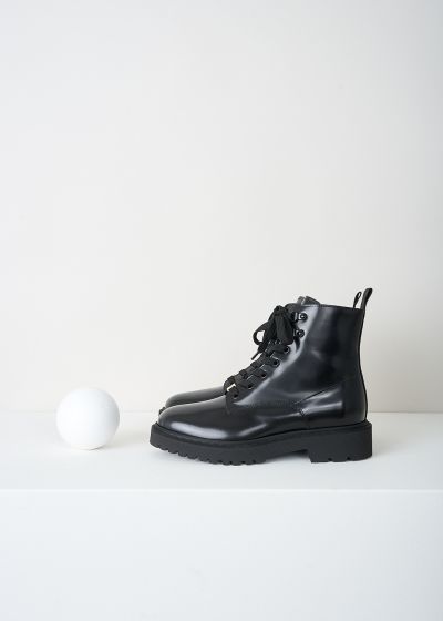 Hogan Black lace-up ankle boots photo 2