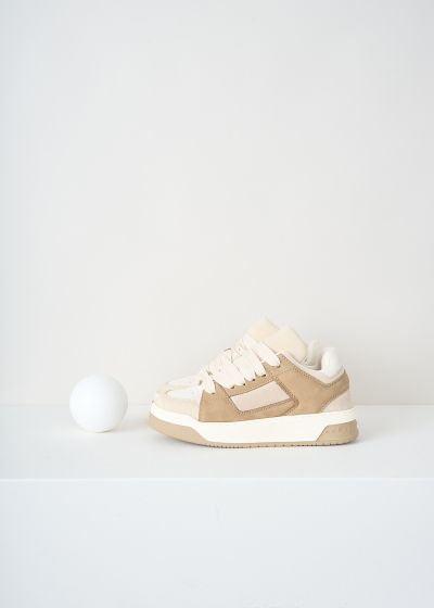 Hogan Brown-and-beige H667 allacciato sneakers photo 2