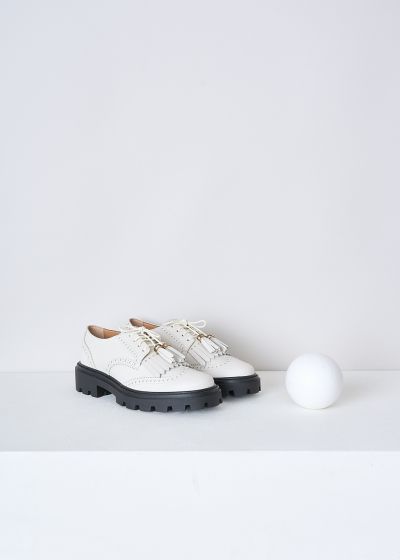 Tods Off-white derby shoes with tassels 