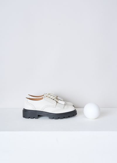 Tods Off-white derby shoes with tassels  photo 2