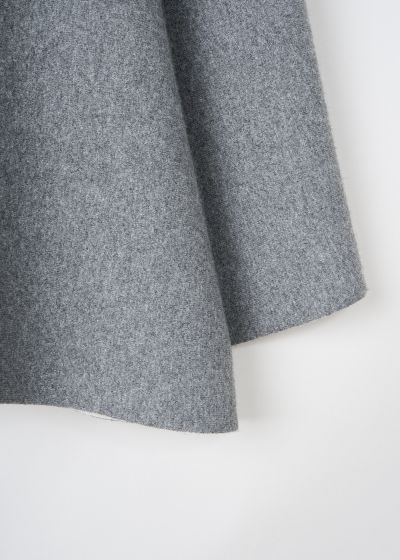 Jil Sander Open Grey flannel skirt