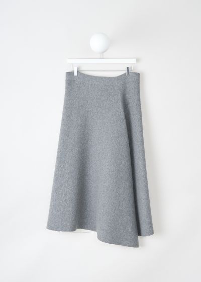 Jil Sander Open Grey flannel skirt photo 2