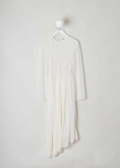 Jil Sander White dress with shirred bodice  photo 2