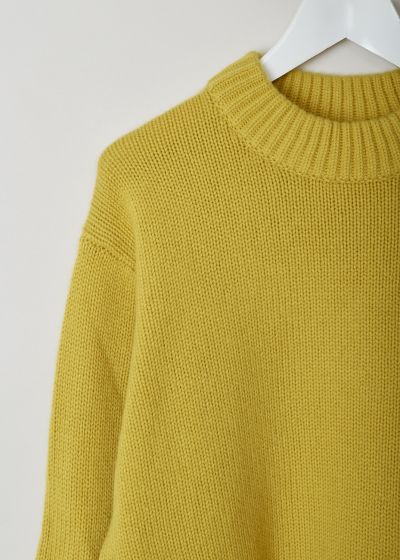Lisa Yang Mustard yellow cashmere sweater 