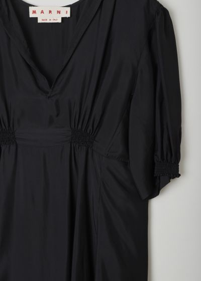 Marni Black empire dress 