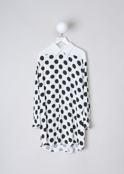 Marni Big Dot long sleeve midi dress photo 2