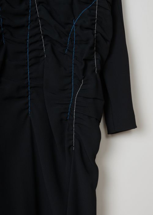Marni Elasticated black dress
