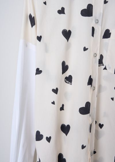 Marni Bunch of Hearts poplin blouse 