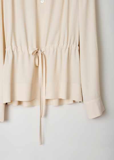 Marni Nude colored blouse with waist tie 