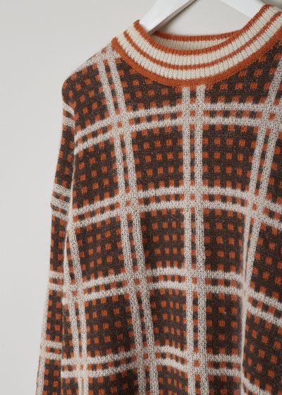 Marni 50's checked lobster sweater