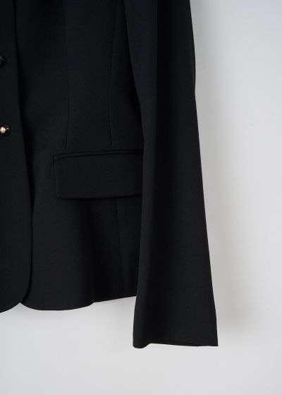 Marni Black fitted wool jacket