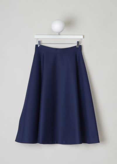 Marni Navy blue wool midi skirt photo 2