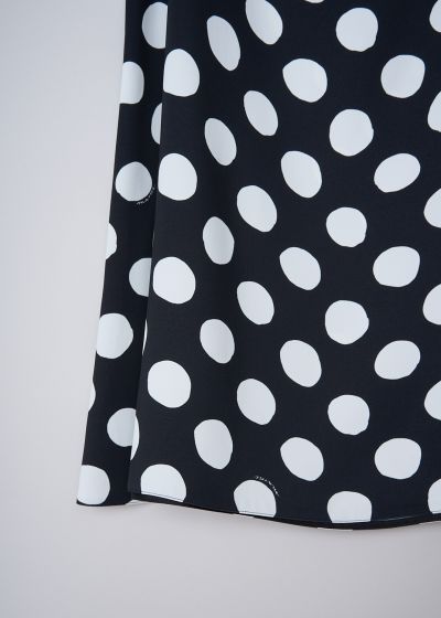 Marni Big Dot A-line midi skirt