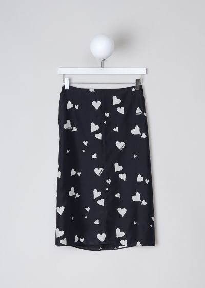 Marni Bunch of Hearts silk skirt photo 2