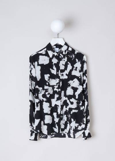 Aspesi Black and white print blouse photo 2