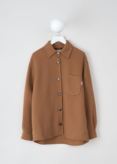 Marni Earth of Siena double face wool jacket photo 2