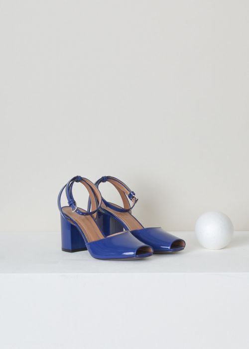 Marni Blue square cut sandals 