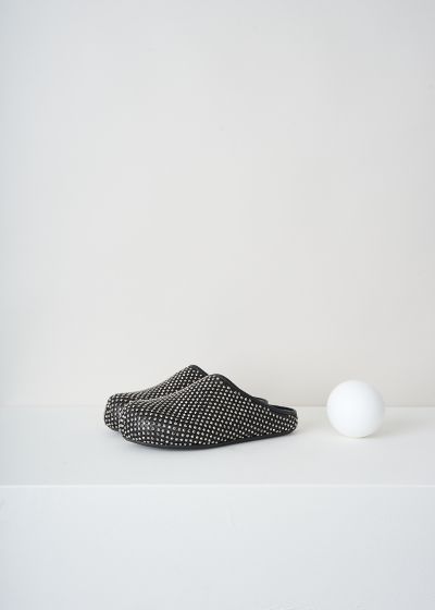 Marni Black bejeweled clogs