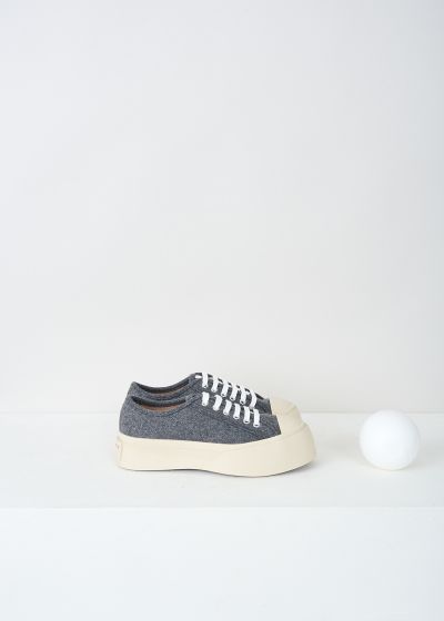 Marni Grey Pablo lace-up sneakers photo 2