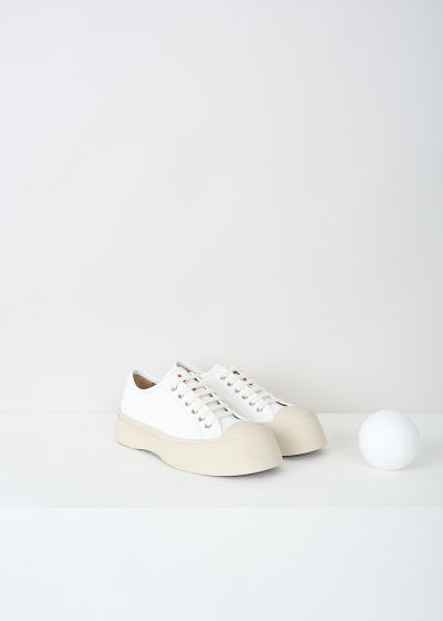 Marni White leather Pablo sneakers