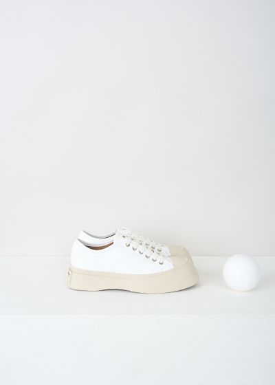 Marni White leather Pablo sneakers photo 2