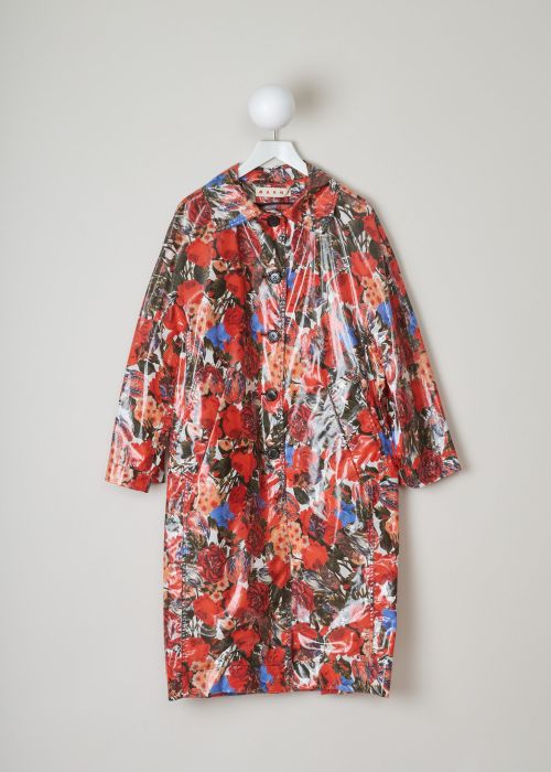 Marni Coated floral print raincoat photo 2