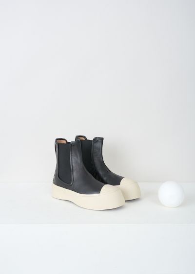 Marni Black Pablo Chelsea boots