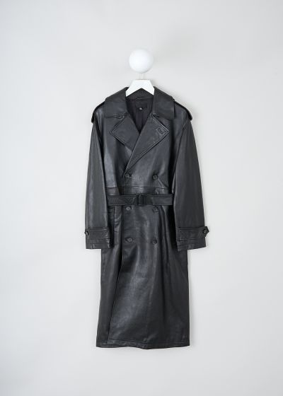 Nili Lotan Peter oversized leather trench photo 2