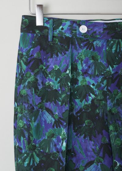 Plan C Multicolored floral trousers 