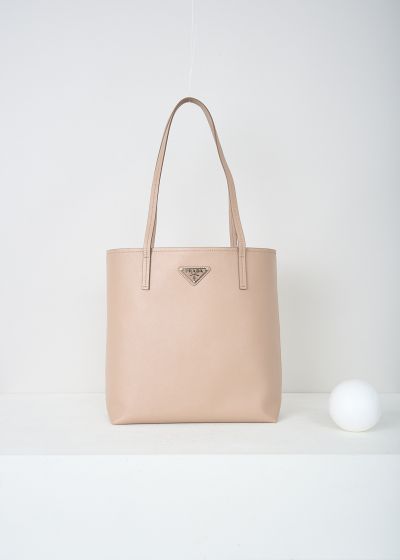 Prada Nude Saffiano leather shopper photo 2