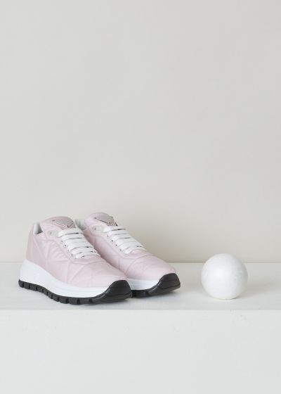 Prada Pink quilted sneakers