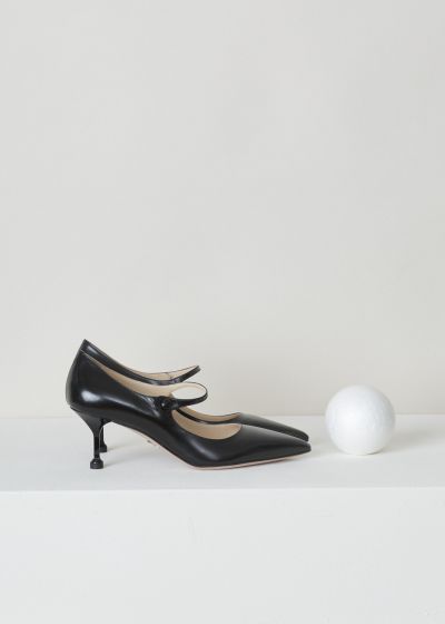 Prada Stiletto heeled black Mary Jane  photo 2